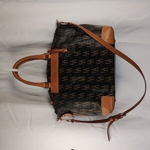 SOLD!Dooney and Bourke Crossbody 2 Handle Bag/Purse/Tote 13"X11"X7"